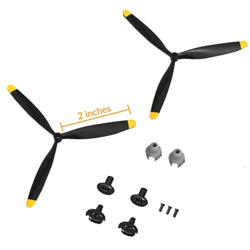 Jiafanrc 3Blade Propeller Full Set P7610805 For Volantex Rc Plane Compatible With 2 Sets