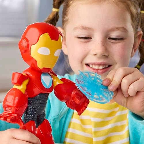 Marvel Iron Man And His Awesome Friends Marvel Supersized Iron Man Action 22.8 Cm