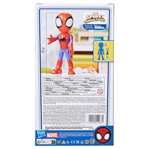 Hasbro Spidey And His Amazing Friends Marvel Supersized Spidey Figure 9Inch Action