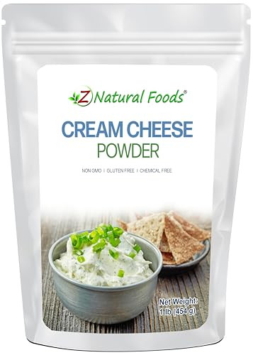 Z Natural Foods Cream Cheese Powder Instant Shelf Stable Cream Cheese Made In Usa 1 Lbs