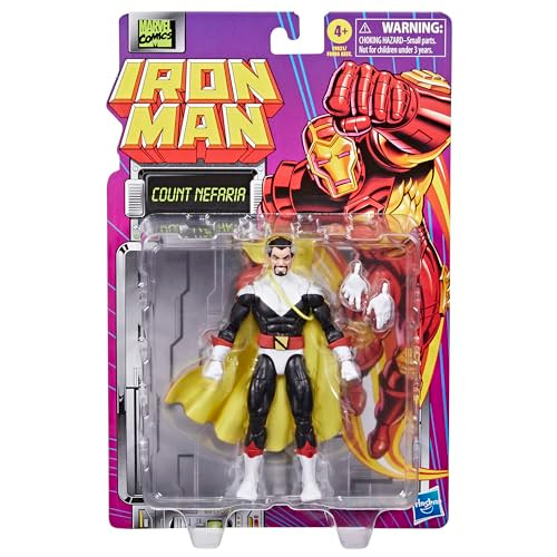 Marvel Legends Series Count Nefaria Iron Man Comics Collectible 6Inch Action Figure