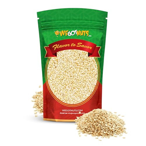 We Got Nuts White Hulled Sesame Seeds Bag 80Oz 5 Lbs
