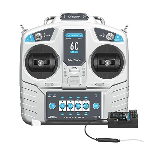 Goolrc Microzone Mc6C 2.4Ghz 6Ch Remote Controller Mode 1 Transmitter And Mc6Re