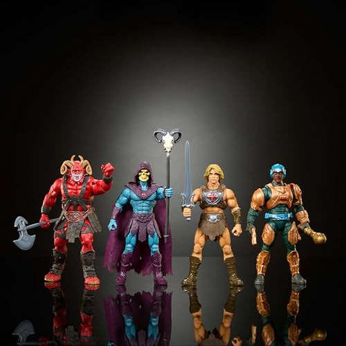 Masters Of The Universe Action Figure Toy Movie Accurate With 1 Exclusive 14 Posable 5.5 Inch 4 Pack