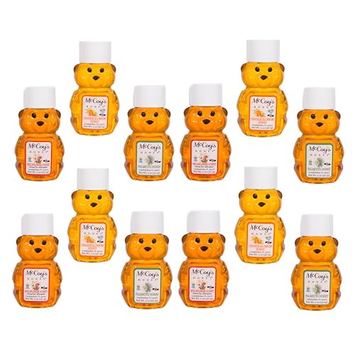 Mccoy'S Honey 100% Pure AllNatural Raw Honey 2Oz Pack Of 12