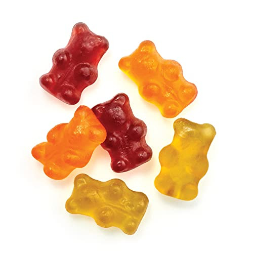 Yupik Organic Fruit Gummy Bears GelatinFree GlutenFree Vegan NonGmo Natural Colors and 17.6 Oz 1.1 Lb