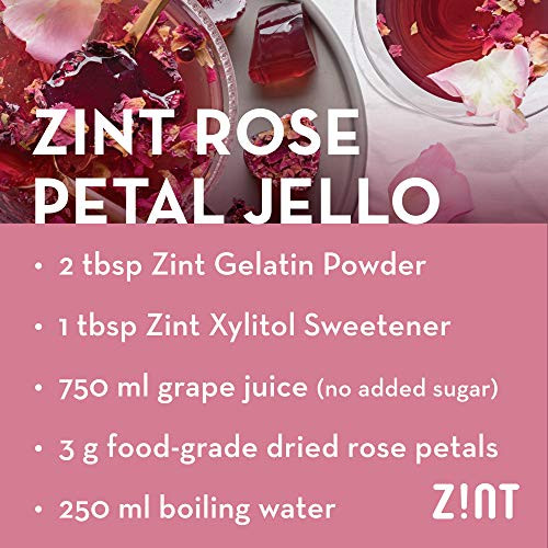 Zint Beef Gelatin Powder Pack Of 3): Unflavored KetoCertified PaleoFriendly Protein For 16 Oz Pack Of 3
