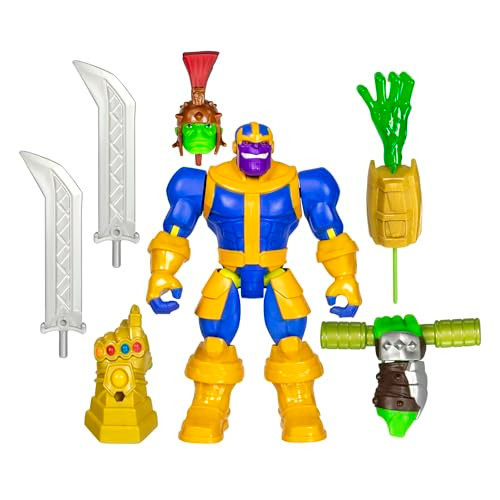 Marvel Avengers Marvel Mixmashers Thanos Custom MixAndMatch Deluxe Action Figure and Accessories