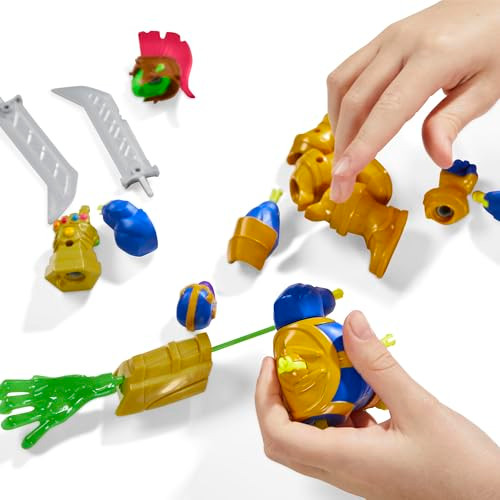 Marvel Avengers Marvel Mixmashers Thanos Custom MixAndMatch Deluxe Action Figure and Accessories