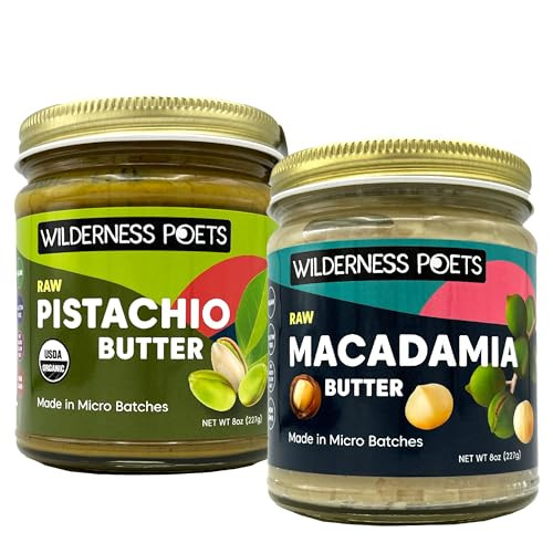 Wilderness Poets Macadamia and Pistachio Butter Bundle