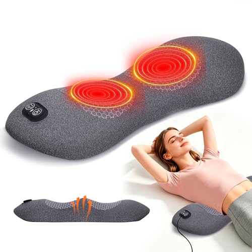 Kaaeiccr Back Massager 3In1 Back Massage Cushion With Heat Vibration And Gentle