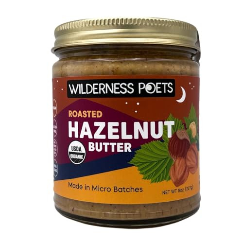 Wilderness Poets Organic Roasted Hazelnut Butter 8 Ounce