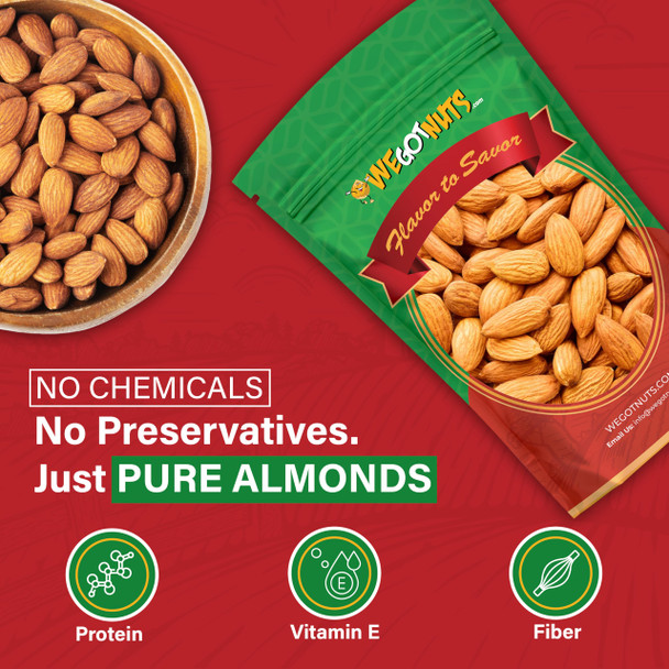We Got Nuts Jumbo California Almonds (Whole Naturel Non Gmo Shelled Unsalted 64Oz 4 Pounds