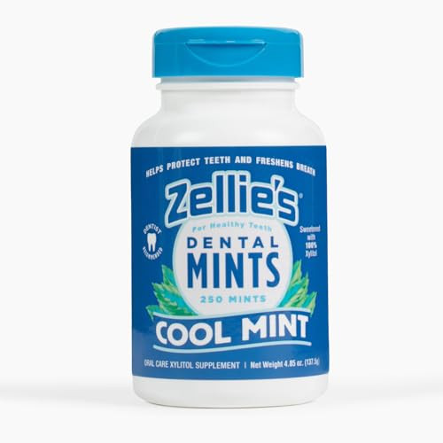 Zellies 100% Xylitol Mint And Gum Combo Pack 250 Count 2Pack