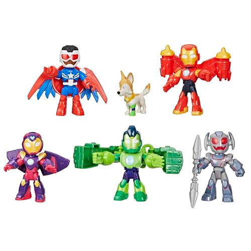 Marvel Iron Man And His Awesome Friends ArmoredUp Avengers Pack 3Inch Action 7.6 Cm