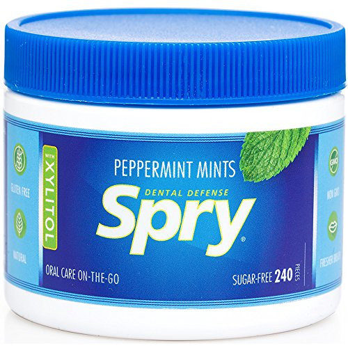 Xlear Spry Xylitol Peppermint Sugar Candy 240 Count Pack Of 1