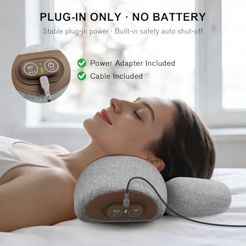 Lifiora Neck Massager Pillow With Heat Neck and Shoulder Support With Vibration