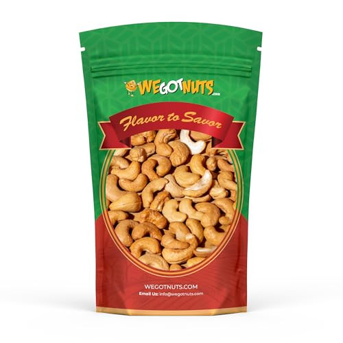We Got Nuts Dry Roasted Unsalted Cashews 4 Lbs
