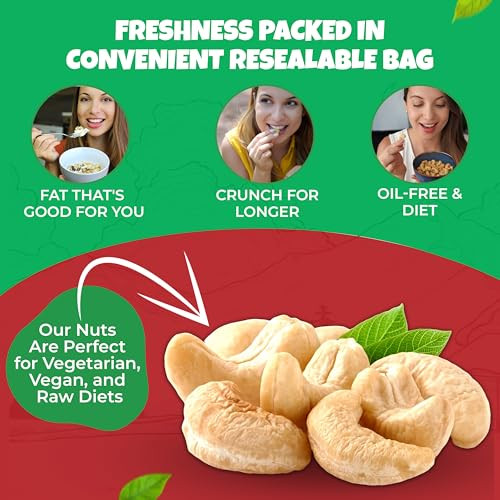 We Got Nuts Dry Roasted Unsalted Cashews 4 Lbs