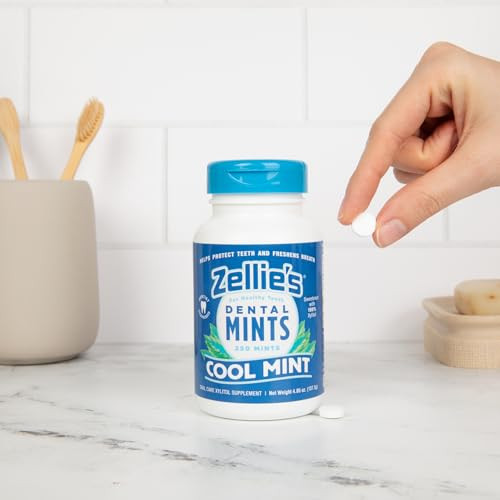 Zellies 100% Xylitol Breath Mints Combo Pack 250 Count 2 Pack