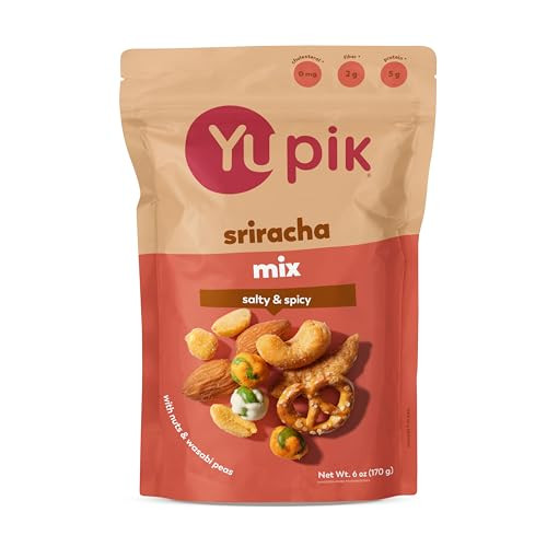 Yupik Sriracha Mix Savory Crunchy Snack Spicy Blend Bbq Trail Mix Protein 6 Oz