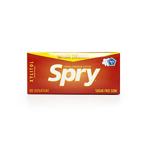 Xlear Spry Fresh Natural Xylitol Chewing Gum Dental Defense System 10 Count Pack Of 20