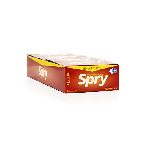 Xlear Spry Fresh Natural Xylitol Chewing Gum Dental Defense System 10 Count Pack Of 20