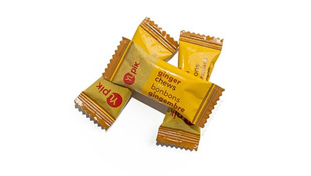 Yupik Ginger Chews Candy GlutenFree Individually Wrapped Candies Soft and Chewy Bites 35.2 Oz 2.2 Lb