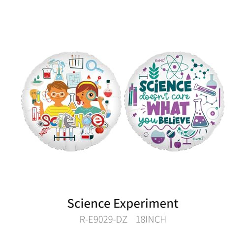 Zafete Science Lab Balloons Inflatable Erlenmeyer Flask Tube Balloon Chemistry Learning Mad