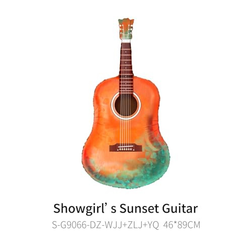Zafete Guitar Disco Ball Balloons Orange And White Green The Life Of Orange