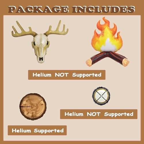 Zafete Deer Hunting Balloons Forest Woodland Camo Camping Themed Balloons Decor The
