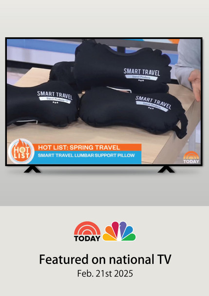 Smart Travel Travel Products Smarttravel Travel Products Inflatable Travel Lumbar Pillow For Airplane Seat