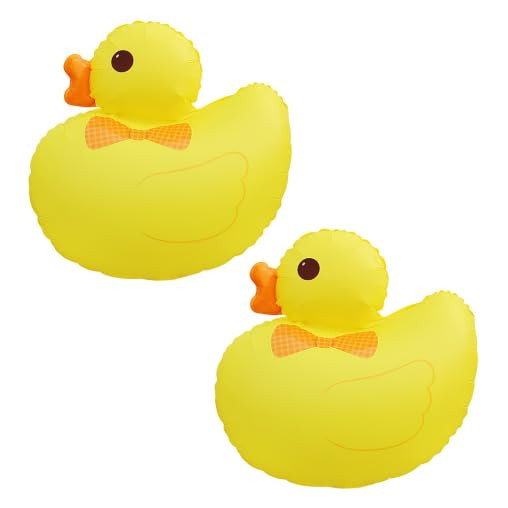 Zafete Inflatable Rubber Duck Balloons Farm Animal Summer Beach Pool Themed Blow Yellow