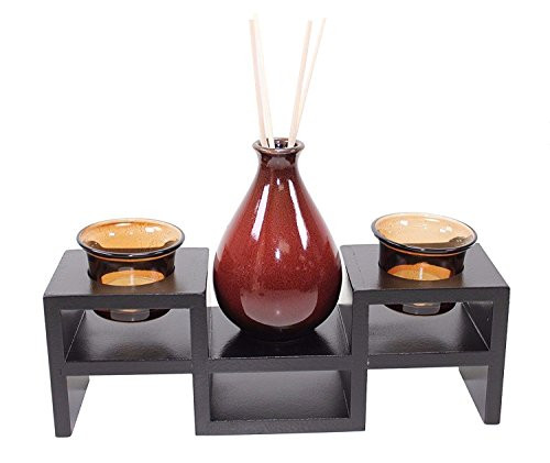 We Pay Your Sales Tax Zen Tabletop Tea Light Candle and Incense Holder Home Decor Relaxing