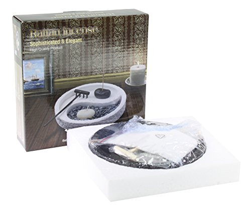 We Pay Your Sales Tax Tabletop Taiji Yin Yang Zen Garden Sand Rock Candle Incense Burner