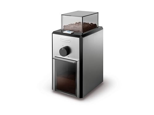 De'Longhi Delonghi Stainless Steel Burr Coffee Grinder Silver Stainless Steel