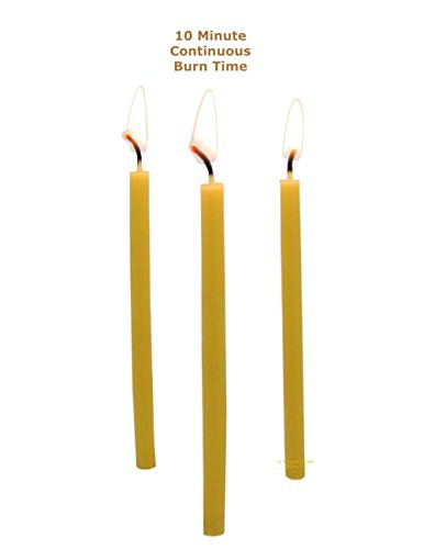 Beeswax Candle Works Inc 5Inch Birthday Candles (Pack Of 24) 100% Usa Beeswax Pack Of 24