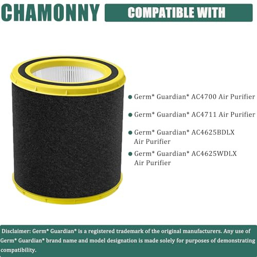 Chamonny Ac4700B Filter Flt4700 M Compatible With Germ Guardian Ac4700 Ac4700Bdlx 2Pack 4711W