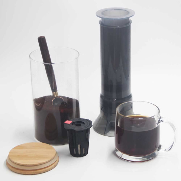 Blacksmith Family Portable Travel Coffee Maker Press Camping Coffee Press Travel K Cup 12 Oz
