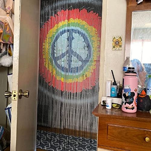 Tachilc Bamboo Beaded Curtains For Doorways 78 Inch