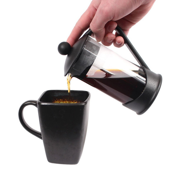 Clever Chef French Press Coffee Maker Maximum Flavor Coffee Brewer With Superior Filtration 2 Cup Black