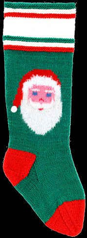 Doolallies Christmas Stockings Kits For Knitting Santa Claus