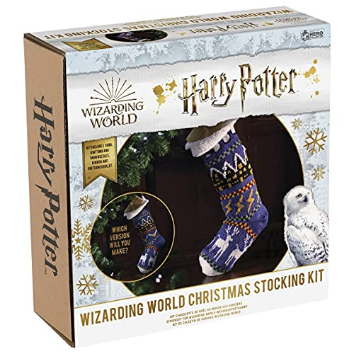 Hero Collector Hogwarts Christmas Stocking Kit Harry Potter Wizarding World Knitting Kits