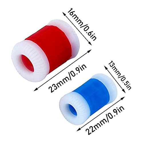 Booge 10 Pcs 2 Sizes Plastic Knit Counter Knitting Crochet Stitch Marker Row Counter For Recording The Number Of Weaving Rows 5 Large And 5 Small