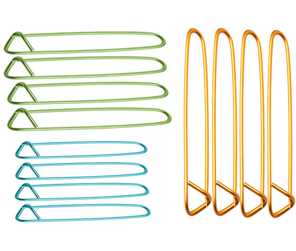 Fairycece 12 Pcs Aluminum Stitch Holders For Knitting 3 Sizes Colorful Knitting Notions For Sweaters Sleeves Crochet And Yarn Craft Projects