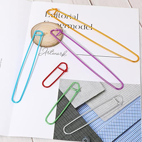 Sliverdew 12 Pcs Knitting Stitch Holder 6 Size Aluminum Yarn Stitch Holders Stitch Markers For Crocheting Practical Knitting Crochet Tools For Knitting Notions Or Crochet