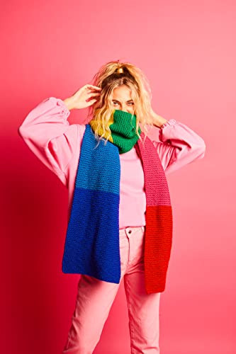 Sirdar Kith and Kin Colour Block Scarf Knitting Kit G0170001