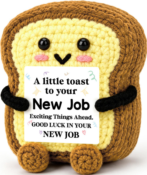 Jeangamo A Little Toast To Your 70Th Birthday Mini Funny Handmade Crochet Toast 70 Year Old Birthday Gifts For Women Mom Grandma Sister Friend Her Happy 70Th Bday Decorations Female Ideas
