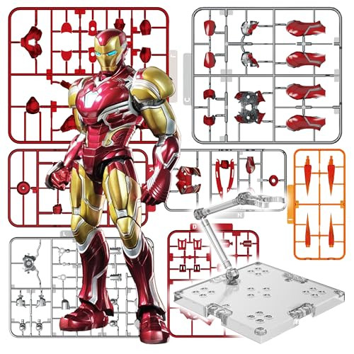 Blokees Champion Class Marvel Infinity Saga Iron Man 149Piece Articulated Model Kit Assembly Required No Tools No Cutting No Glue No Paint Age 14+