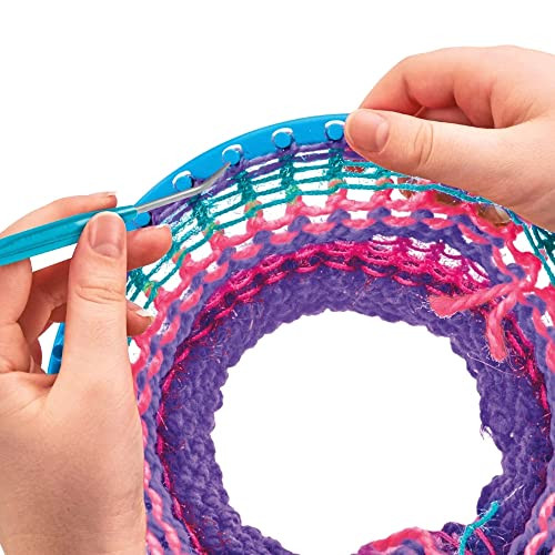 CraZArt Shimmer N Sparkle 3In1 Ultimate Knitting Station Design And Knit Texting Gloves Hats Ear Bud Purse And So Much More Great For Ages 8 And Up